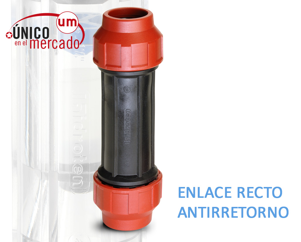 Enlace recto antirretorno