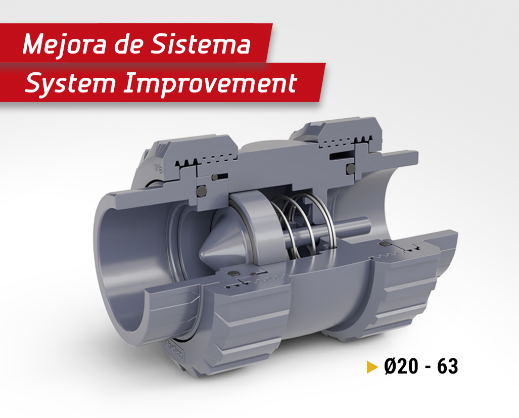 System improvement pvc-u check valves