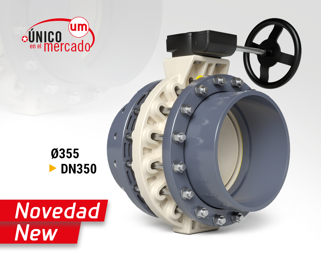 NOUVEAU MODÈLE IMPLEX Ø355 EN VANNES PAPILLON