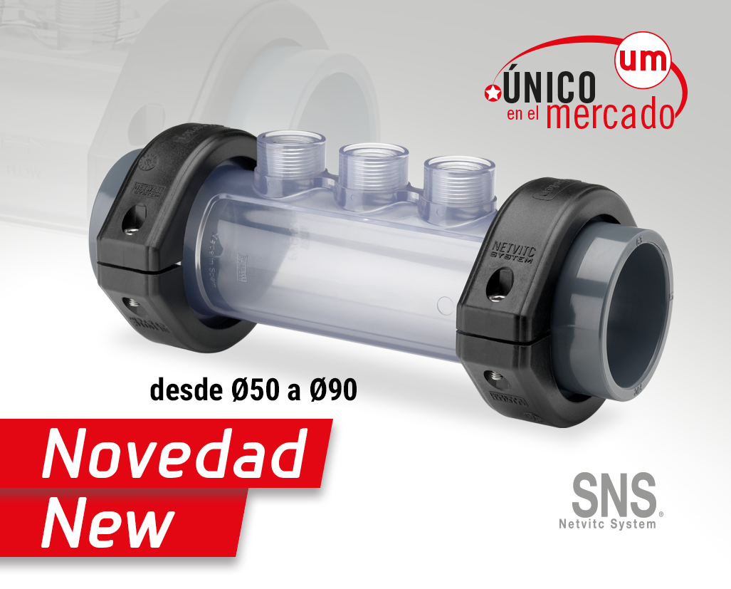 Sns® sight glass tee sensor holder ø90