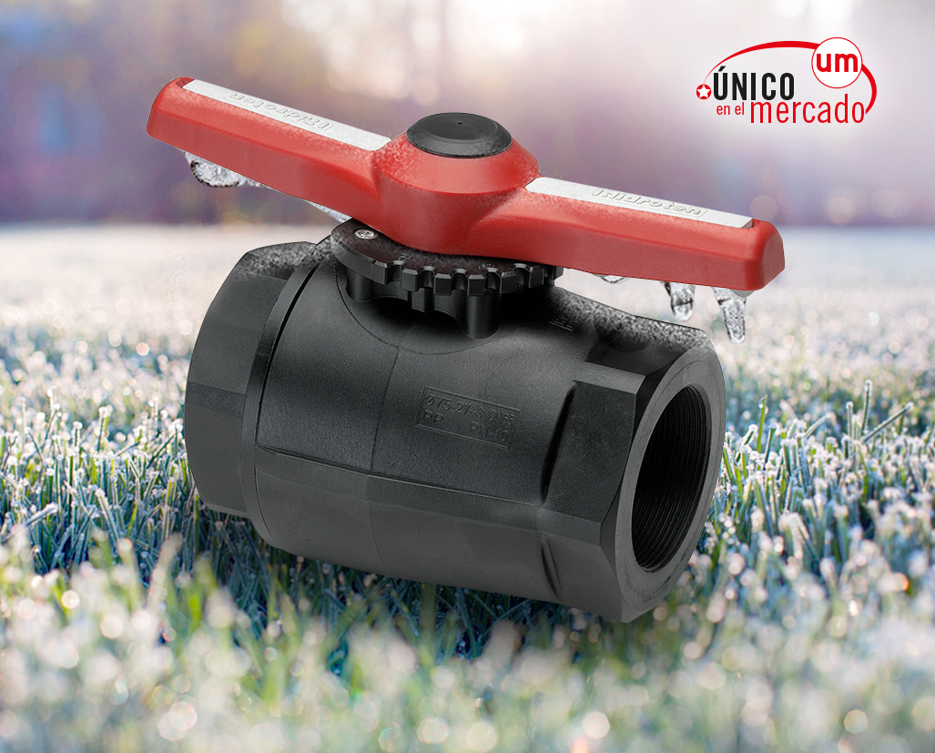 'compact' valves, a great solution against frost