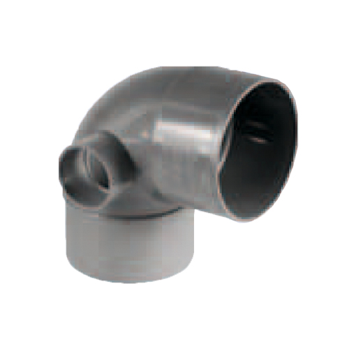 Elbow 87º double inlet female-male