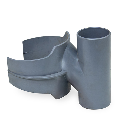 Ventilation solvent welded clamp