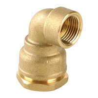 Female threaded 90° connection - outer nut