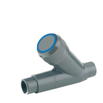 Angle seat filter, male plain outlet - EPDM seal